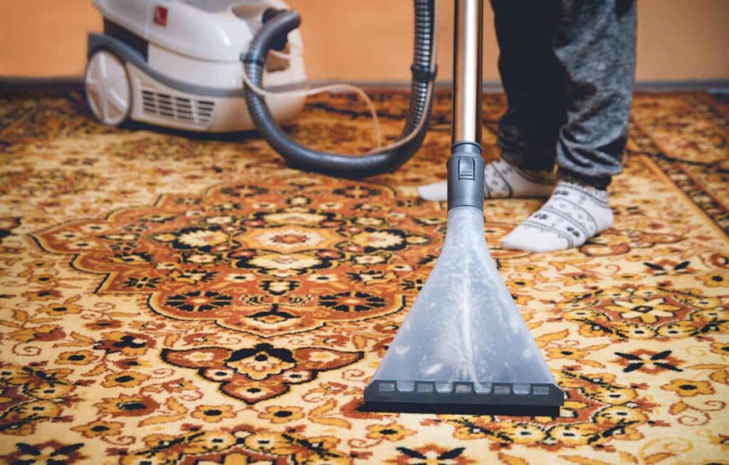 How do I know if my area rug requires specialized professional cleaning?